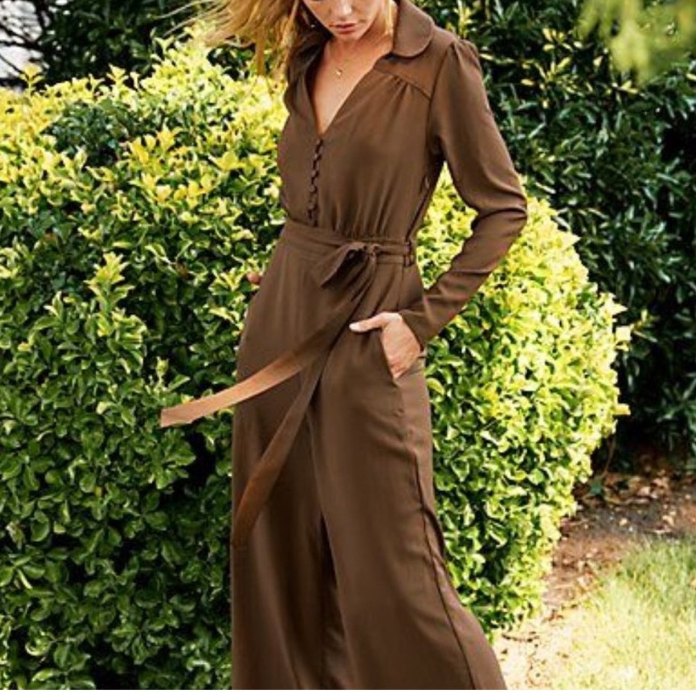 NWT HAPPY X NATURE GEM COFFEE
BROWN JUMPSUIT Size 18